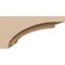 Ekena Millwork 5"W x 10"D x 5"H Wide Rivera Rough Cedar Woodgrain TimberThane Corbel, Primed Tan CORUR05X10X05RIVRCPR - alternate 3
